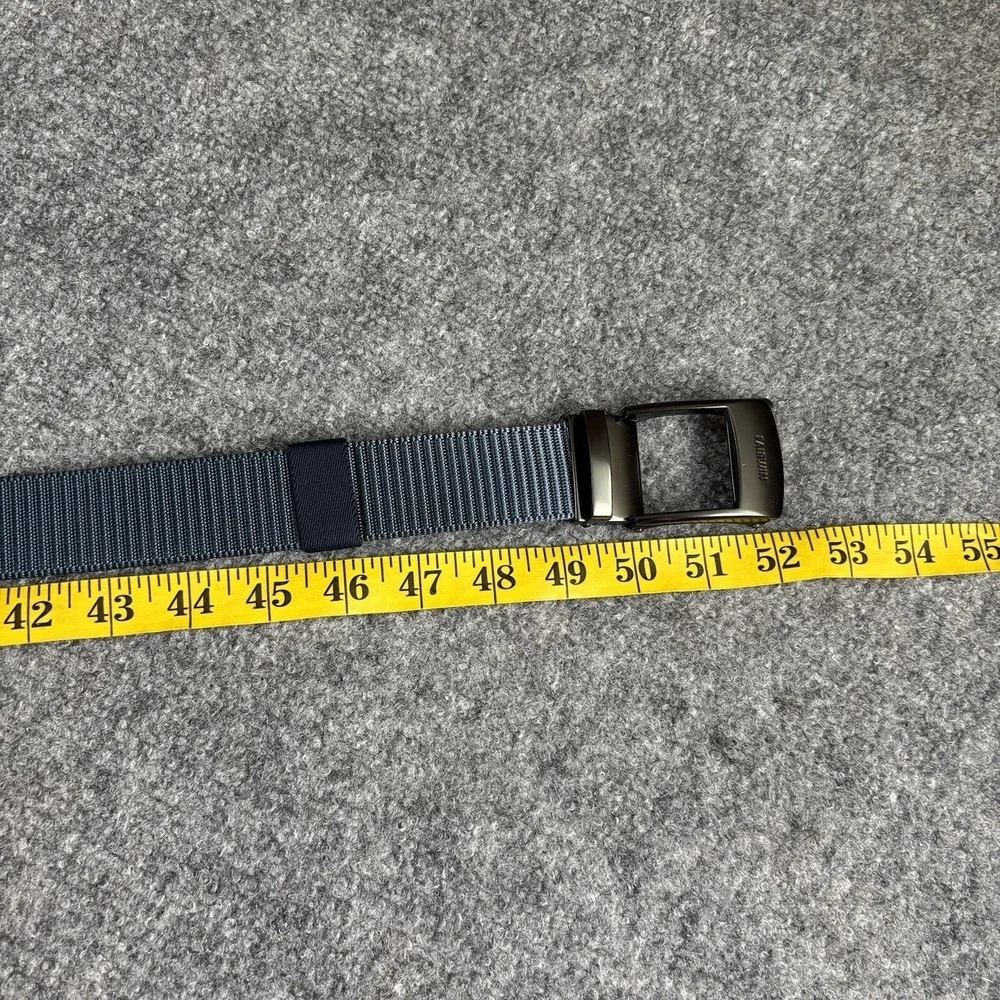Fairwin Web Belt Men's Blue Nylon Ratchet Automatic Buckle 52
